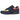 Nike Air Max 90 Blackened Blue Lemon Venom Hyper Crimson Gradient baskets vue latérale avec empeigne dégradée, détails jaunes et unité Air visible