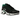 Nike Air Max Plus Black Malachite baskets vue latérale avec motif ondulé noir, détails vert malachite et unités Air visibles dans la semelle.