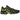 Nike Air Max Plus Pacific Moss baskets profil avec vagues en TPU vert, unités Air visibles dans la semelle et détails en mesh noir.