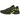 Nike Air Max Plus Pacific Moss baskets vue latérale avec des tons verts, des ondulations emblématiques et un amorti Air visible sur la semelle noire