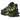 Nike Air Max Plus Pacific Moss baskets vue latérale avec ses lignes ondulées caractéristiques, tige aux tons verts et unité Air visible dans la semelle
