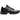 Nike Air Max Plus Black Opti Yellow baskets vue latérale avec tige en maille noire, lignes ondulées emblématiques et détails jaune vif sur la semelle.