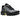 Nike Air Max Plus Black Opti Yellow baskets vue latérale avec empeigne en mesh noir, détails jaune vif et structure ondulée en TPU emblématique.