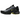 Nike Air Max Plus Black Opti Yellow baskets vue latérale avec empeigne en mesh noir, détails de flammes jaunes et semelle Air amortissante.