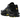 Nike Air Max Plus Black Opti Yellow baskets vue latérale avec empeigne ondulée noire, accents jaunes et unité Tuned Air visible sous la semelle.