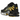 Nike Air Max Plus Black University Gold White baskets en vue latérale, présentant une empeigne noire, des détails jaunes et la semelle blanche emblématique.