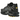 Nike Air Max Plus Black Diffused Blue baskets en vue inclinée avec mesh noir dégradé, détails ondulés, unités Air visibles et semelle en caoutchouc.