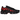 Nike Air Max Plus Black Noble Red baskets vue latérale avec empeigne en mesh dégradé rouge et noir, détails noirs et amorti Air visible