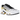 Nike Air Max Plus White Varsity Maize Black baskets vue latérale avec empeigne en mesh blanc, détails jaunes et amorti Air visible.