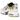 Nike Air Max Plus White Varsity Maize Black baskets vue latérale avec mesh blanc, détails jaunes et renforts TPU ondulés emblématiques.
