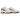 Nike Air Max Plus Light Orewood Brown Cave Stone baskets vue sous angle avec empeigne en mesh beige, motif ondulé emblématique et semelle blanche