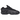 Baskets Nike NOCTA Glide Drake Black Iron Grey en vue latérale avec empeigne en textile noir, mesh et semelle intermédiaire contrastée noir et blanc