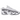 Nike NOCTA Glide Drake White Black baskets vue de profil avec une empeigne blanche, des détails noirs et une semelle intermédiaire ondulée