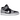 Baskets Air Jordan 1 Mid SE Elephant Print en vue angulaire avec motif éléphant gris sur le talon et l'avant-pied, panneaux blancs et Swoosh noir.