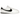 Nike Cortez White Black baskets en vue latérale, dotées d'une empeigne en cuir blanc, d'un swoosh noir emblématique et d'une semelle crantée blanche.