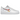 Nike Air Force 1 Low Multi-Swoosh White baskets vue latérale avec empeigne en cuir blanc, logos swoosh superposés et semelle Air classique.