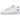 Nike Air Force 1 Low Multi-Swoosh White baskets vue de profil avec empeigne en cuir blanc et plusieurs logos swoosh colorés sur le côté