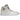 Air Jordan 1 Mid SE Sanddrift baskets en vue latérale avec une empeigne en daim beige, une semelle intermédiaire crème et le swoosh noir