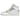 Air Jordan 1 Mid SE Craft Inside Out White Grey baskets vue latérale avec empeigne en textile blanc et gris, coutures apparentes et détails en daim