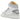 Air Jordan 1 Mid SE Craft Inside Out White Grey baskets vue latérale avec design superposé en suède gris et blanc et coutures apparentes