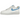 Nike Air Force 1 Low Next Nature University Blue baskets vue latérale avec empeigne blanche, Swoosh bleu ciel et semelle Air classique