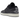 Baskets Air Jordan 1 Low Craft Inside Out Black vue latérale avec bords bruts, mousse apparente et détails dans des tons noir et gris