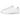 Nike Cortez Triple White baskets vue en angle avec empeigne en cuir blanc classique, semelle dentelée emblématique et détail au talon