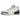 Baskets Air Jordan 3 Retro White Cement Reimagined profil latéral avec l'imprimé éléphant iconique, empeigne blanche et détails rouges