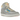 Air Jordan 2 Retro SP Union Grey Fog baskets vue latérale avec empeigne en daim gris, détails perforés, logo Union et semelle blanche