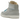 Baskets Air Jordan 2 Retro SP Union Grey Fog en vue latérale avec cuir gris, panneaux en daim, pointe perforée et détails en bleu.