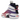 Air Jordan 36 Paris baskets vue latérale avec empeigne blanche et beige, détails dorés, semelle translucide et logo Paris sur la languette