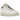 Nike Air Force 1 Low Prm Jewels White baskets vue latérale avec empeigne en cuir blanc et logo Swoosh argenté brillant