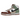 Nike Dunk High Next Nature Summit White baskets vue latérale avec empeigne en cuir blanc et beige, lacets et semelle en caoutchouc