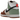 Nike Dunk High Next Nature Summit White baskets vue latérale avec empiècements en cuir blanc, swoosh gris clair, bout perforé et semelle en gomme