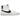 Nike Blazer Mid 77 Next Nature White Black baskets vue latérale avec cuir blanc, Swoosh noir et semelle extérieure vintage
