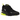 Nike Air Max 270 Black Neon baskets en vue laterale avec une tige noire, des details vert neon et une bulle d'air