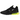 Nike Air Max 270 Black Neon baskets en vue sous angle avec empeigne noire, talon vert néon et bulle d'air