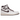 Air Jordan 1 Retro High OG A Ma Maniére baskets, vue latérale avec empeigne en cuir beige, détails violets sur le talon et logo Wings emblématique