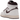 Air Jordan 1 Retro High OG A Ma Maniére baskets vue latérale avec empeigne en cuir crème, détails en peau de serpent bordeaux et semelle assortie
