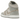 Air Jordan 1 Mid SE Particle Grey baskets vue latérale avec détails en daim gris, semelle intermédiaire blanche et semelle extérieure grise.