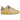 Nike Air Max 1 Travis Scott Cactus Jack Saturn Gold baskets vue latérale avec détails en mesh jaune, swoosh texturé et semelle extérieure robuste