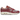 Nike Air Max 1 Patta Waves Maroon baskets en vue latérale classique avec mudguard ondulé bordeaux, empeigne blanche et logo swoosh gris