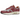 Nike Air Max 1 Patta Waves Maroon baskets vue latérale avec garde-boue ondulé bordeaux, empeigne en mesh gris et unité Air visible au talon