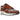 Nike Air Max 1 Patta The Next Wave Dark Russett baskets vue latérale avec garde-boue ondulé en cuir marron et empeigne en mesh blanc
