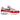 Nike Air Max 1 86 OG Big Bubble Sport Red baskets vue latérale avec empeigne en mesh blanc, renforts en daim gris et bulle d'air oversize rouge