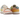 Nike Dunk Low Retro Sun Club Multi baskets vue latérale avec empiècements pastel, empeigne en cuir blanc et motif soleil brodé au talon