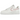 Nike Air Force 1 Low Just Do It White Noble Green Metallic Silver University Red baskets vue latérale avec Swoosh vert et détails rouges au talon