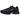 Nike Air Max Plus Black Suede Silver baskets en vue latérale avec empeigne en daim noir, détails argentés et unité Air visible dans la semelle.