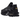 Nike Air Max Plus Black Suede Silver baskets en vue latérale. Empeigne en mesh, empiècements en daim noir, accents argentés et unités Air visibles.