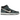 Nike SB Dunk High Pro Mineral Slate Suede baskets vue angulaire avec tige en daim vert, lacets blancs et semelle gris foncé